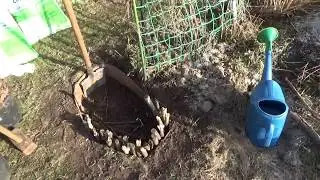 Preparing soil for lingonberries. Spring 2020, Kostroma.