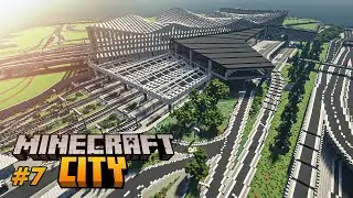 The Train Station (Part 1) | Minecraft City Building Timelapse | Ep. 7
