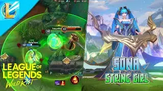 Sona Plays The Death Tune For You| Sona Close Beta Gameplay |League of Legends:Wild Rift(Mobile)