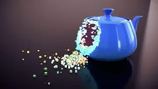 Эффект Pixels в 3ds max. Cg-school.org.