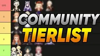 Die große GENSHIN IMPACT COMMUNTIY TIERLIST | Eure liebsten Main DPS, Sub DPS und Support Figuren