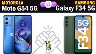 Moto G54 5G vs Samsung Galaxy F34 5G Full phone comparison