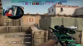 AWP 1v5 Dust 2