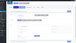 How to add different filter presets for specific categories?