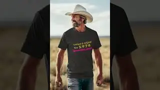 Born in the 1970's T shirts video