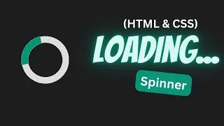 How to make a Page Loader in HTML CSS | Preloader CSS | Preloader | B CODER