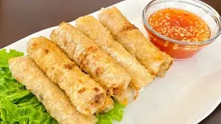 CRISPY FRIED SPRING ROLLS That Won’t Explode
