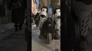 Как ощущается мороз на моноколесе?