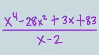 Civil Engineering Review Episode 3 - Find the remainder using remainder theorem