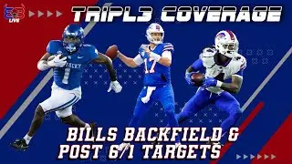 Bills Backfield & Post 6/1 Targets | Triple Coverage Podcast Live | Built In Buffalo