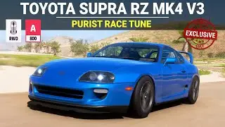 Forza Horizon 5 - 1998 Toyota Supra RZ MK4 - A Class Purist Race Tune V3 (MEMBERS ONLY)