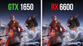 GTX 1650 vs. RX 6600 | Comparison in 11 Games (1080p)
