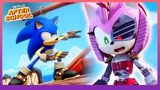 Pirate Sonic Battles the Chaos Council 💥🏴‍☠️ Sonic Prime | Netflix After School