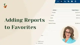 Adding Reports to Favorites