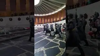 Смена караула .Мамаев курган. Волгоград 04.01.2023.