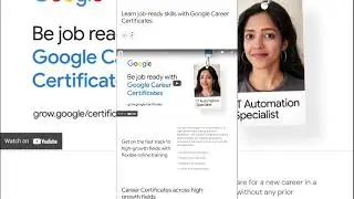 Free Google Career Certificate Courses | 6-months Degree Courses 2022 | Job Internship at Google