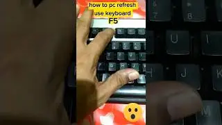 How to Refresh Desktop/Laptop👍🏻 Shortcut Key 