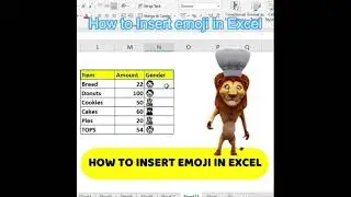 🤔🤔HOW TO INSERT EMOJI IN EXCEL 