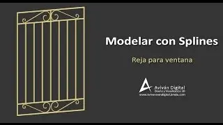 modelado con splines reja ventana