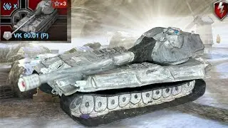 VK 90.01(P) ТАНК ІЗ WOT BLITZ // ОГЛЯД НА ВК 90.01 П  // УКРАЇНСЬКОЮ Dimazhe