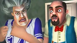 МАРИЙКА ИГРАЕ БЕЙЗБОЛ И БИЕ МАРИНЧО - Scary Teacher 3D