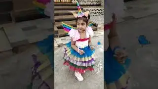 #HALLOWEEN 2023 #PARNIKHA'S HALLOWEEN COSTUME   | UNICORN  DIFFERENT STYLE