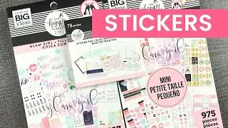 The Happy Planner 2020 GLAM GIRL stickers FLIP THROUGH