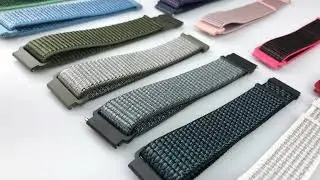 Pulseira Nylon Bight para Smartwatch 18mm, 20mm, 22mm, 24mm