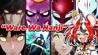 Bae Reaction To All Persona 5 Awakening Scenes [ Hololive EN ]