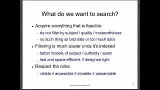 Web crawling 1: sources of data