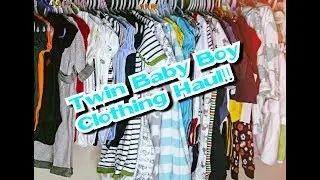 Twin Baby Boy Mini Clothing Haul