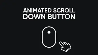 How to make Animated Scroll Down Button using HTML, CSS & JavaScript