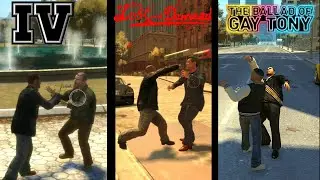 GTA IV - Fight Moves, Combos & Knockouts Compilation #2 [1080p]