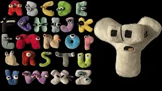 Alphabet Lore Snakes transform Plush Toys from Y (A-Z)