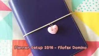*~Planner Setup Video 2016 - Filofax Domino~*