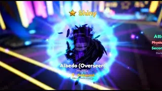 LVL 100 SHINY EVO GODSPEED ALBEDO (OVERSEER) IS THE NEW BEST UNIT??? {Anime Adventures}