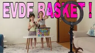 EVDE BASKET OYNADIK ! #eğlence #oyun #basketball #miyna