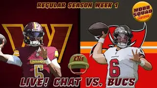 MOBB BIDNESS CHAT Week 1 vs. BUCS LIVE! | Jayden Daniels Debut; The AP & DQ Era Begins! LET'S GO❗