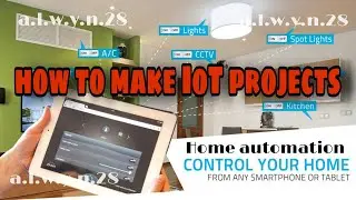 How to make IoT projects || how to turn on lights through wifi || home automation