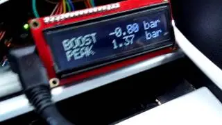 Arduino custom boost gauge test