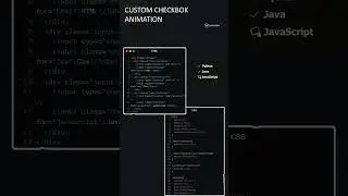 Checkbox Animation using 