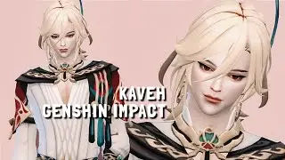 The Sims 4 | KAVEH GENSHIN IMPACT | + CC Links | Create A Sims