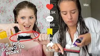 I Tried a Full Curly Hair Routine Using Only Viral Curl Hacks