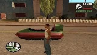 Grand Theft Auto: San Andreas - (Hovercraft/Vortex) - Use Hovercraft on the Road 