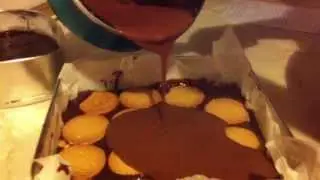 Recetas de postres: tarta de galletas con chocolate