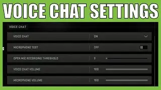How Change Voice Chat Setting Call Of Duty Modern Warfare 2 - Enable or Disable Voice Chat MW2