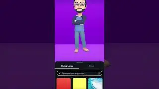 Change the Background of Your Avatar in Snapchat