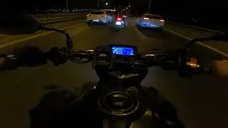 İSTANBUL SİLİVRİ OTOYOLU GECE SÜRÜŞÜ #8 / Honda CB250R 2020 ve HERO XPULSE 200 2024