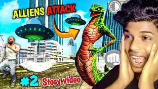 WHY ALLIENS SEARCHING FRANKLIN IN INDIAN BIKE DRIVING 3D | INDIAN BIKE DRIVING 3D