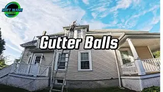 Pressure Washing Job - Gutter Balls
